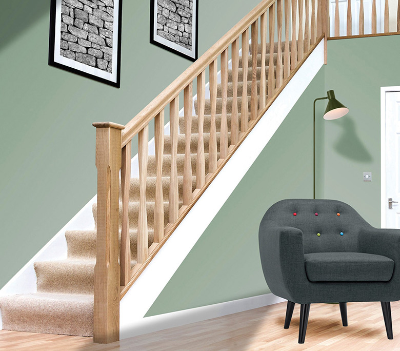 White Oak Handrails For Stairs Stair Parts Online