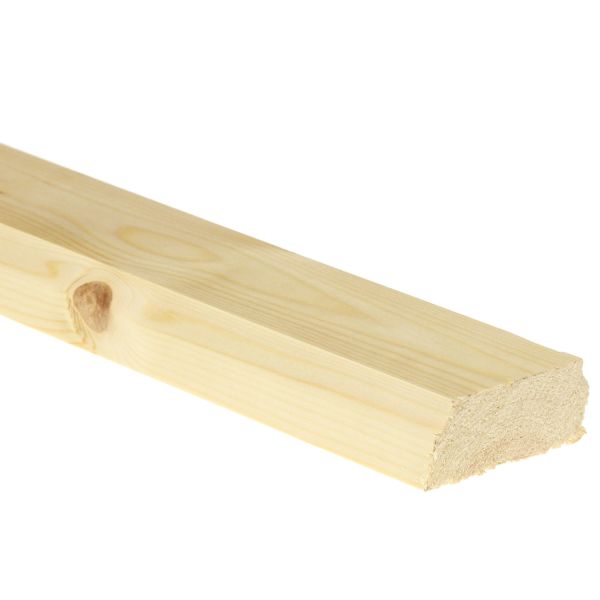 Solid Base Railing Pine Ungrooved Baserail - Stair Parts Online