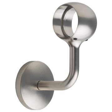 Nickel Connecting Wall Bracket (Holds two handrail together)