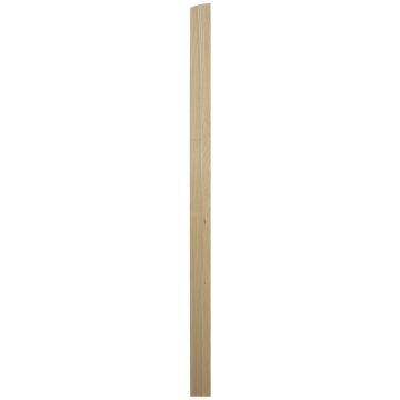 Ash Newel Base 500mm x 90mm Half