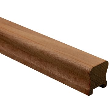 Dark Hardwood HR Handrail 4200mm - 41mm groove with infill