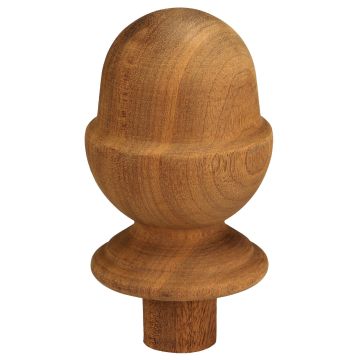 Dark Hardwood Acorn Cap 82mm