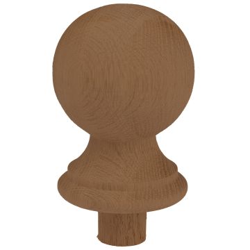 Dark Hardwood Ball Cap 90mm