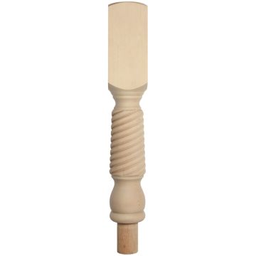 Hemlock Barley Twist Winder Newel Post