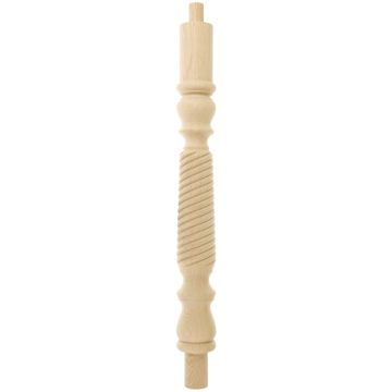 Hemlock Barley Twist Continuous Newel Post