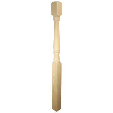 Pine Complete Newel Post 1430mm x 90mm (No Cap)