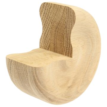 Oak HR Handrail End Scroll