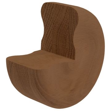 Dark Hardwood Handrail End Scroll