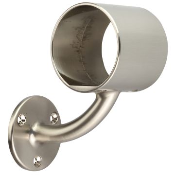 Forge Wall Mounted Handrail Bracket - Nickel