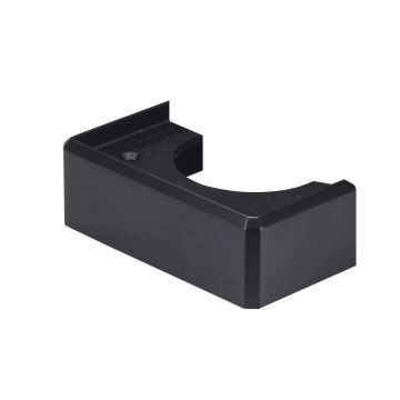 Forge Black Newel Base Connector 90mm Half