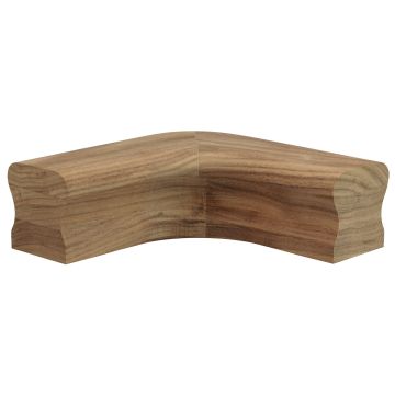 Walnut HR Handrail Horizontal Turn