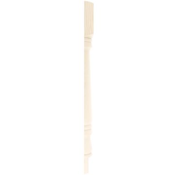 Ash Plain Newel Post Half 90mm