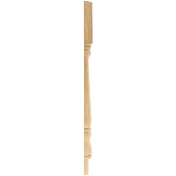 Oak Plain Newel Post Half