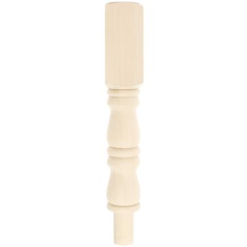 Ash Plain Winder Newel Post 90mm