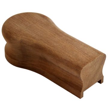 Dark Hardwood Handrail Opening Cap