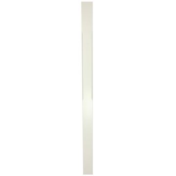 White Primed Stop Chamfered Newel Post