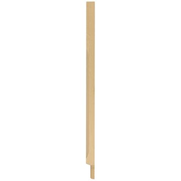 Oak Stop Chamfered Pegged Newel Post Half