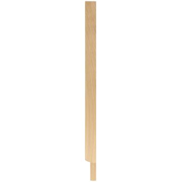Oak Plain Square Half Pegged Newel Post