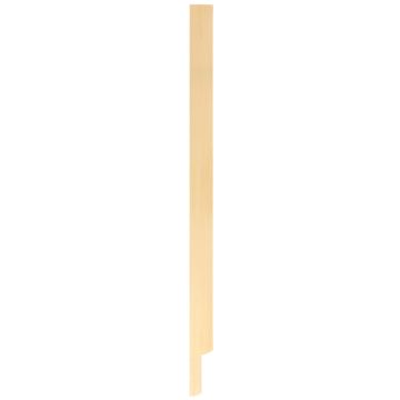 Pine Square Pegged Newel Post 90mm Half