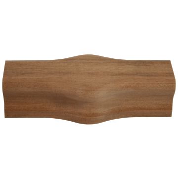 Dark Hardwood Handrail Straight Cap