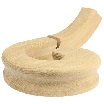 Oak HR Handrail Right Hand Volute with Up Ramp,Oak HR Handrail Right Hand Volute with Up Ramp,Oak HR Handrail Right Hand Volute with Up Ramp