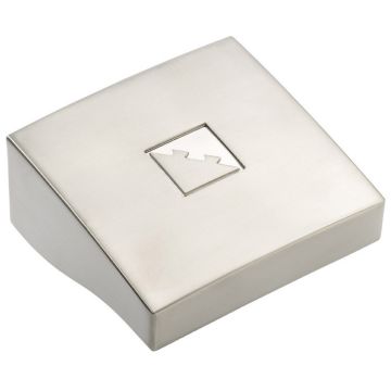 Fusion Brushed Nickel Square Newel Cap