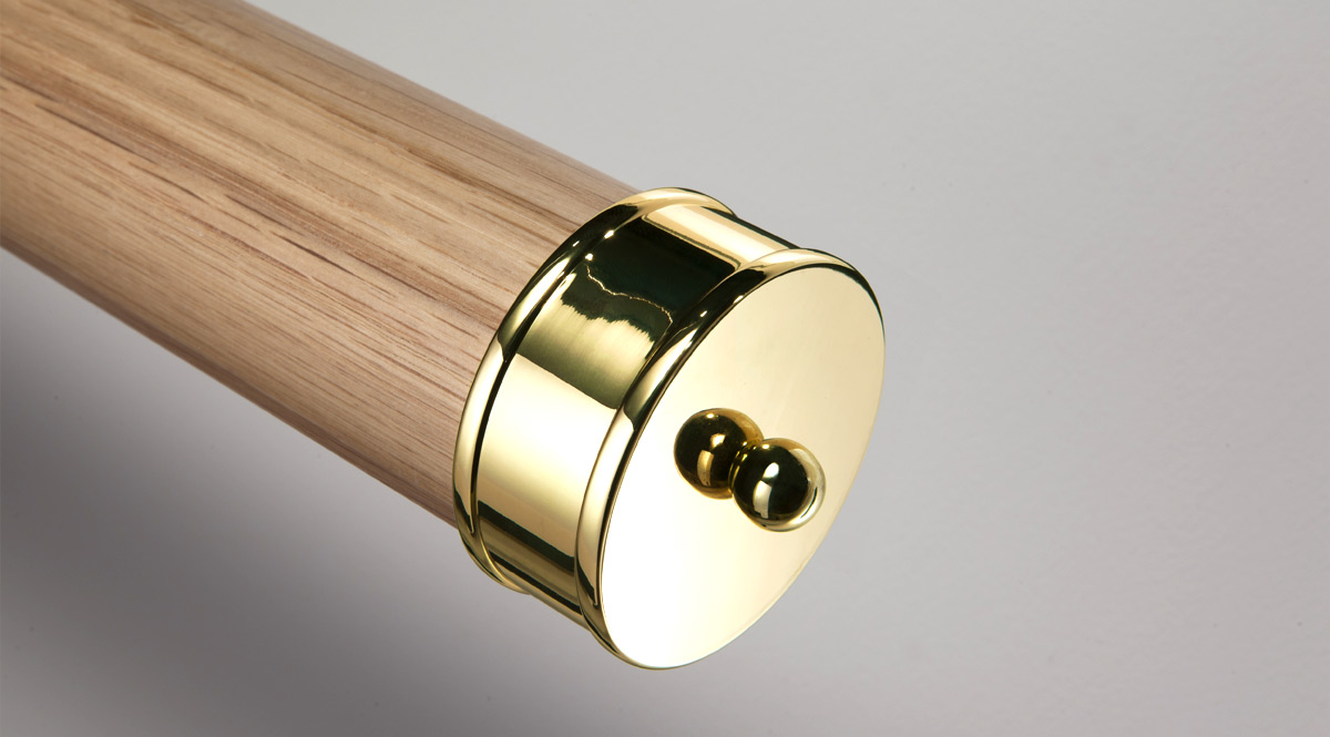 Finishing off your staircase with the beauty of brass 