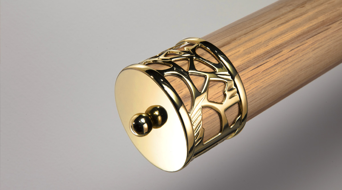 Finishing off your staircase with the beauty of brass 