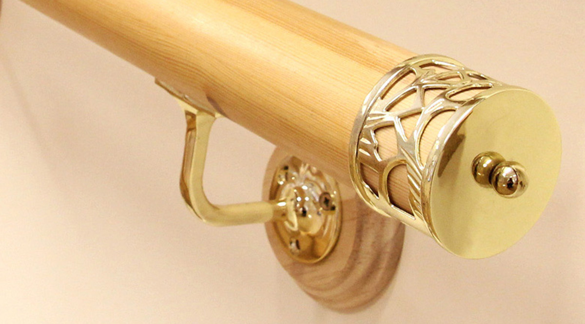Finishing off your staircase with the beauty of brass 