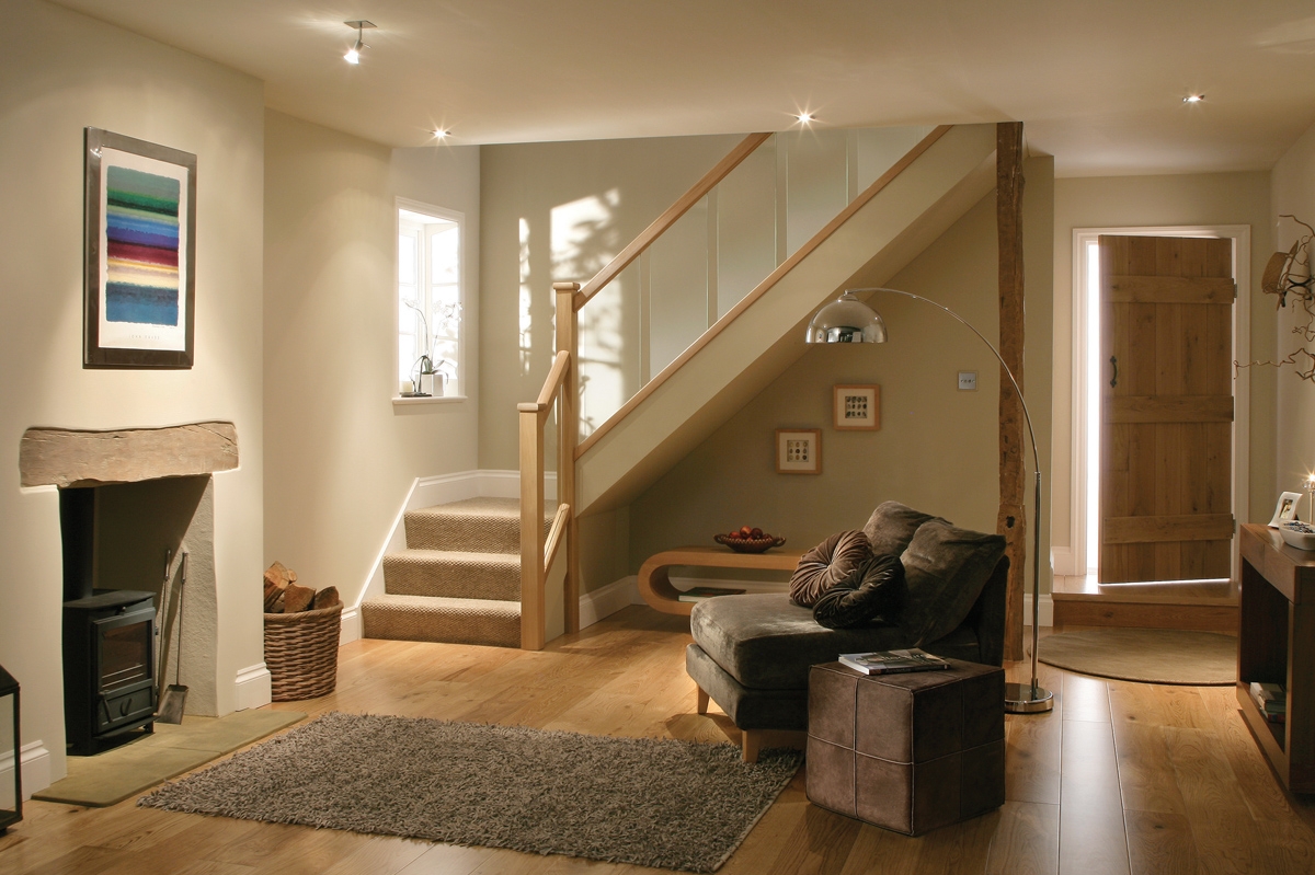 How to make effective use of glass in a staircase